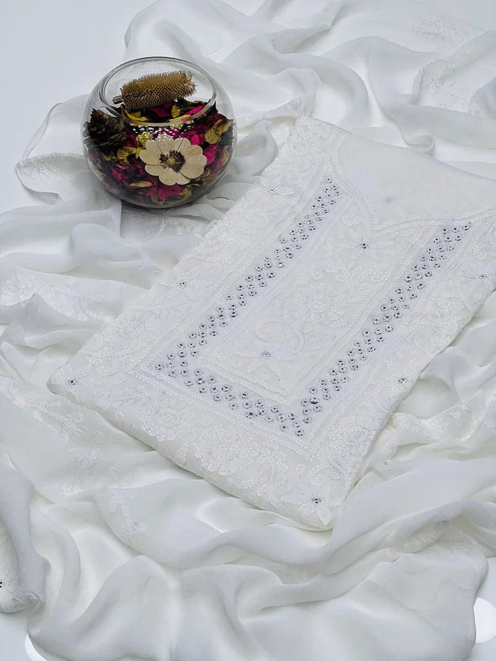 Shadow Sheesha Gala Work & Chikenkari 2 Pcs Dress BFchf001