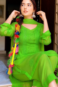 Azadi Collection 3 Pcs suit with Multani Khussa